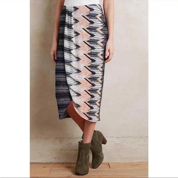 Anthropologie Maeve Wrap Skirt with Tulip Hem - Picture 1 of 6
